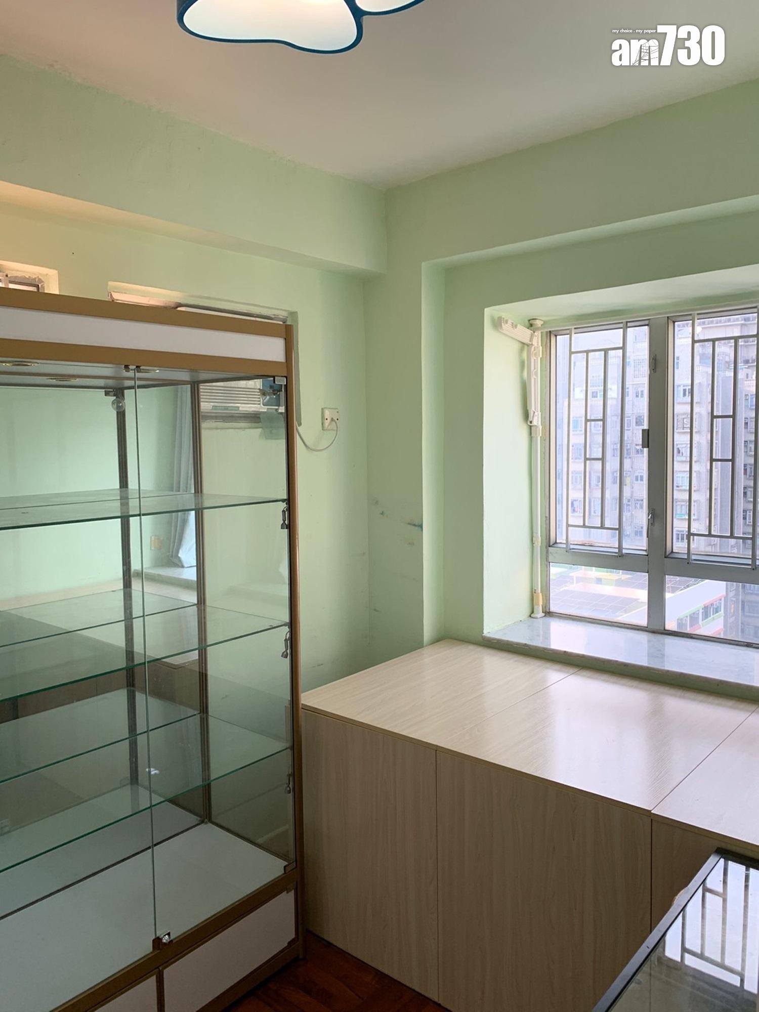 睡房間隔方正。