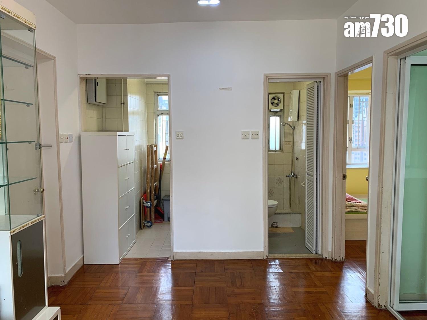 單位間隔為兩房「眼鏡房」設計,無走廊位十分實用。