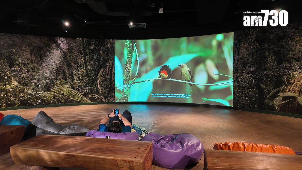 室內空間會展出該園區的雀鳥知識。