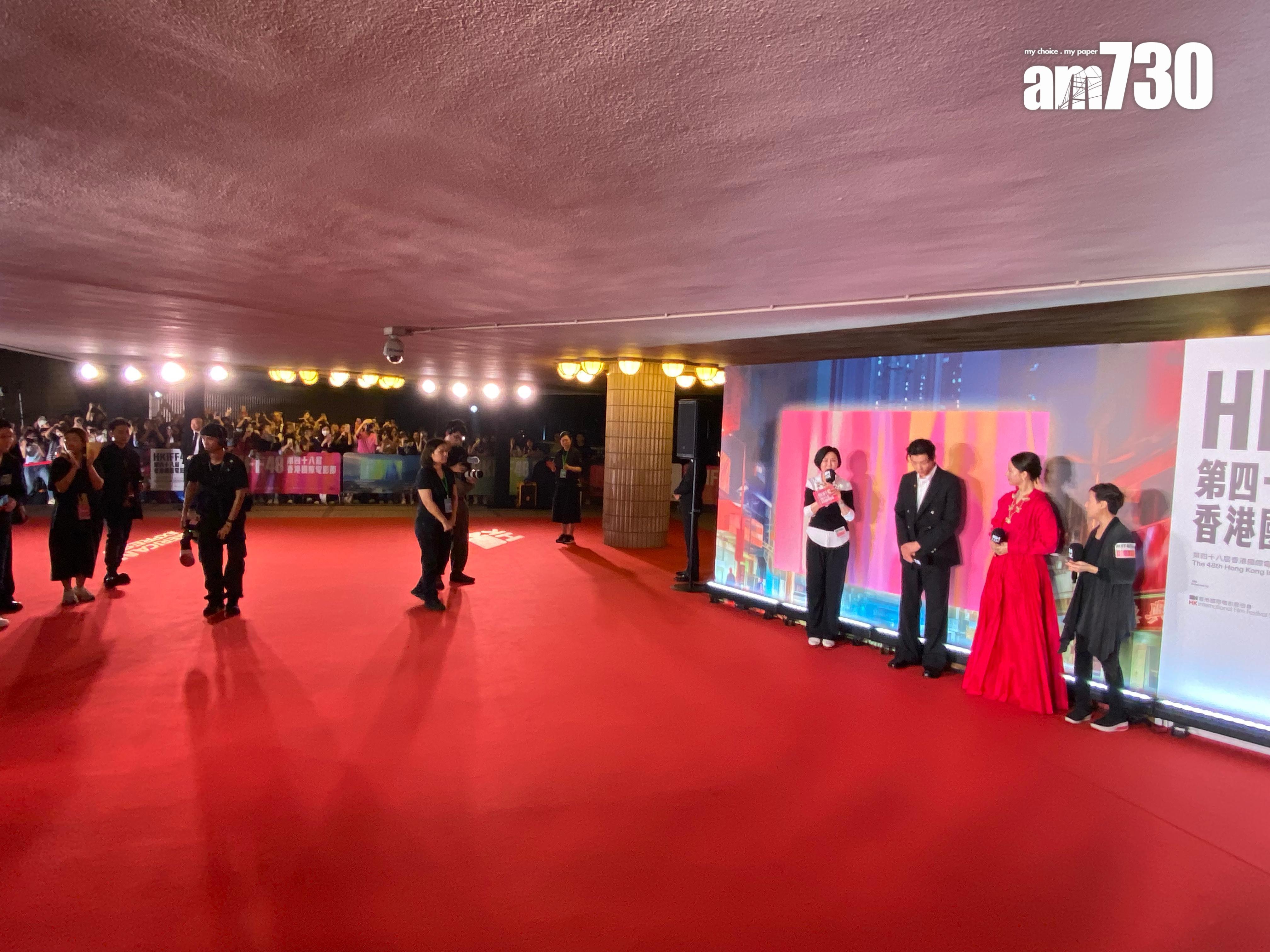 許光漢偕清原果耶出席第四十八屆香港國際電影節。