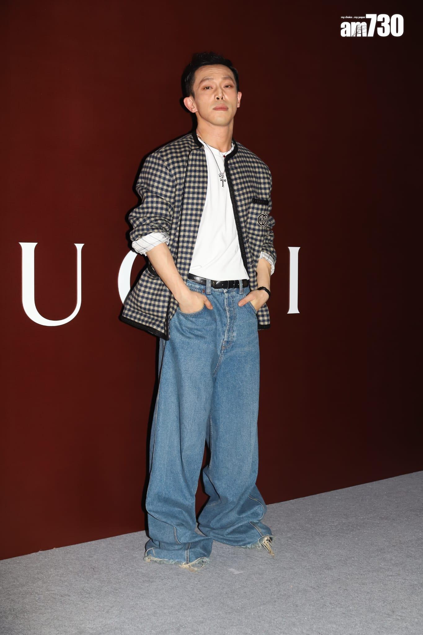 陳柏熹出席前晚GUCCI在尖沙咀舉行活動。