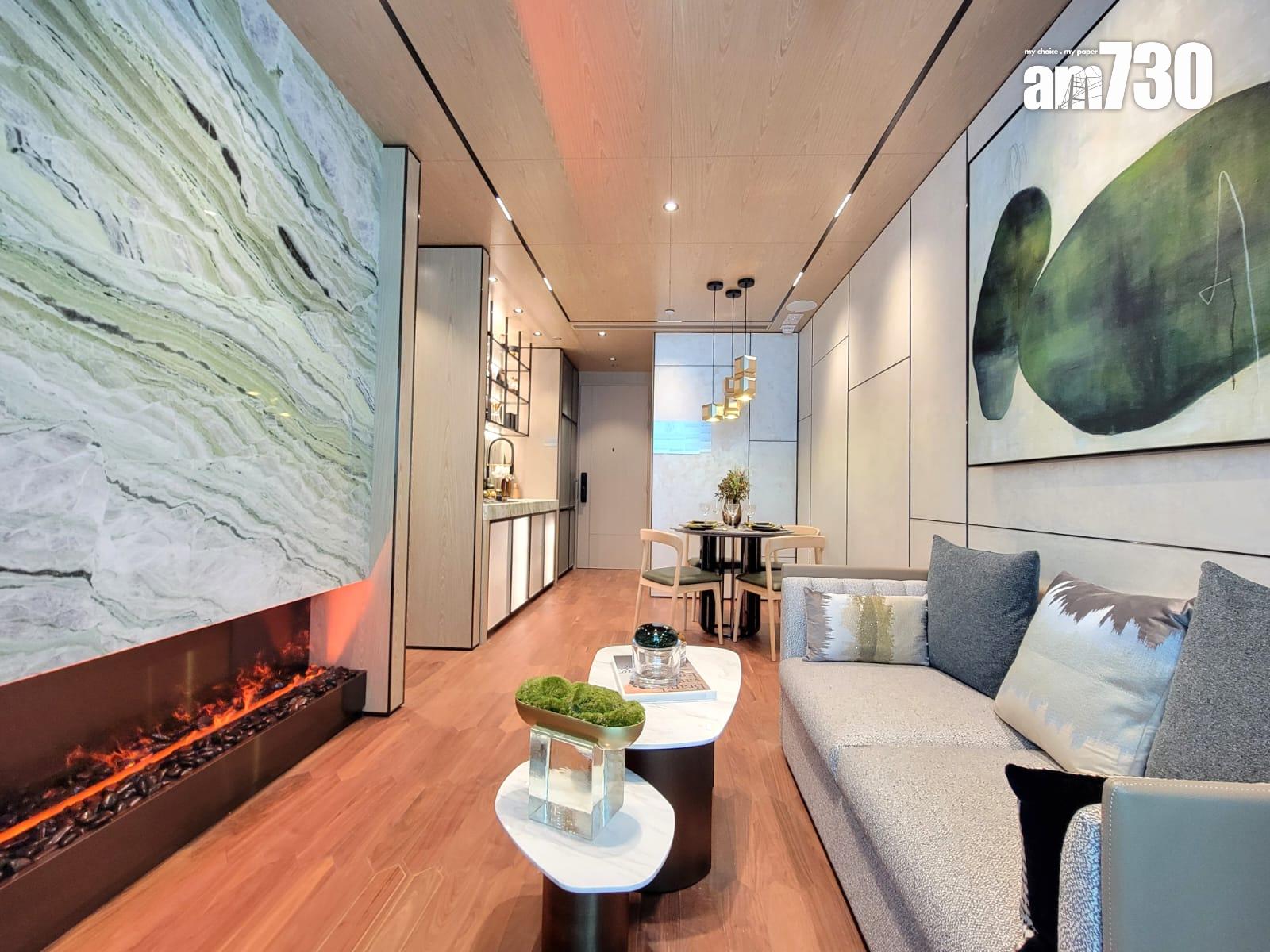 SEASONS PLACE示範單位|453呎連裝修兩房蘊含四季 採屏風設計擴大空間|將軍澳新盤