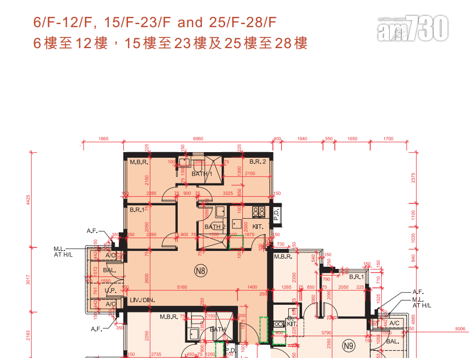 連方II提供378伙 面積由176至611呎 主打一房及兩房|新盤樓書