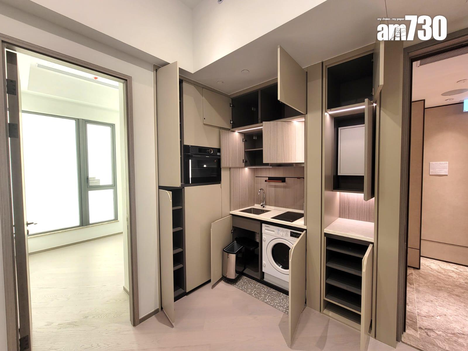 連方II示範單位|356呎兩房簡約實用 睡房採L型落地窗明亮廣闊(多圖有片)|長沙灣新盤