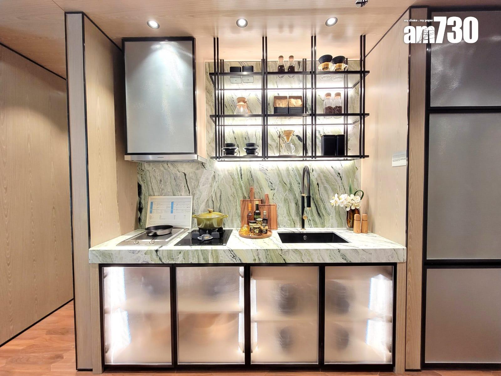 SEASONS PLACE示範單位|453呎連裝修兩房蘊含四季 採屏風設計擴大空間|將軍澳新盤