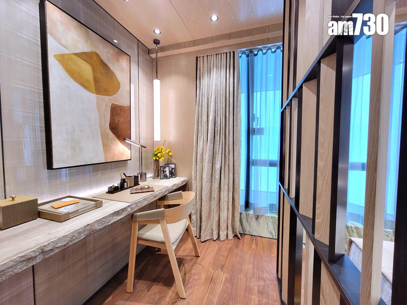 SEASONS PLACE示範單位|453呎連裝修兩房蘊含四季 採屏風設計擴大空間|將軍澳新盤