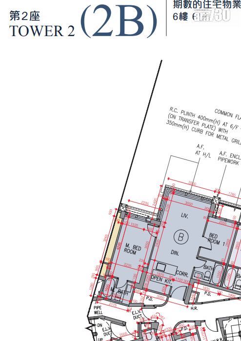 Blue Coast提供642伙 面積452呎起 三房佔逾七成|新盤樓書
