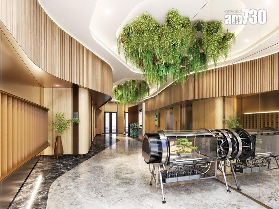 利奧坊.首隅會所及大堂引入兩藝術裝置 展現自然美學|大角咀新盤