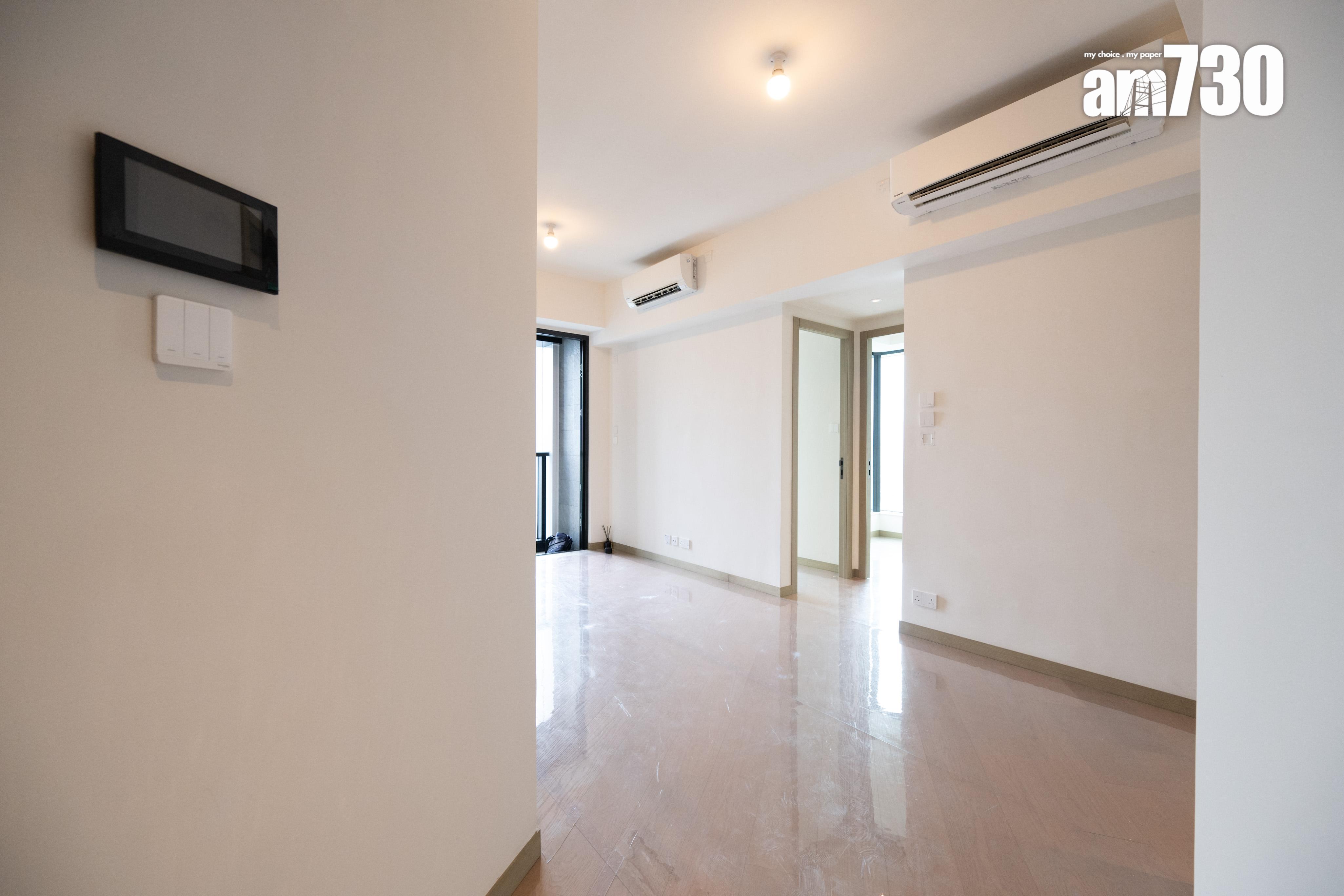 蔚藍東岸示範單位|498呎海景兩房簡約大方 嵌入式雪櫃省空間(多圖有片)