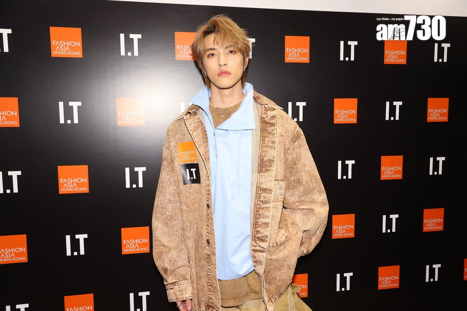 Kenji范麒智獲邀出席時裝界活動。 (羅錦鴻攝)