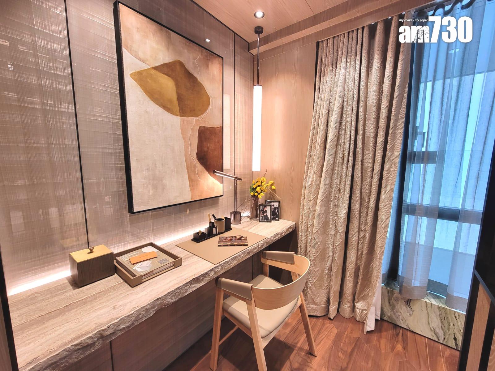 SEASONS PLACE示範單位|453呎連裝修兩房蘊含四季 採屏風設計擴大空間|將軍澳新盤