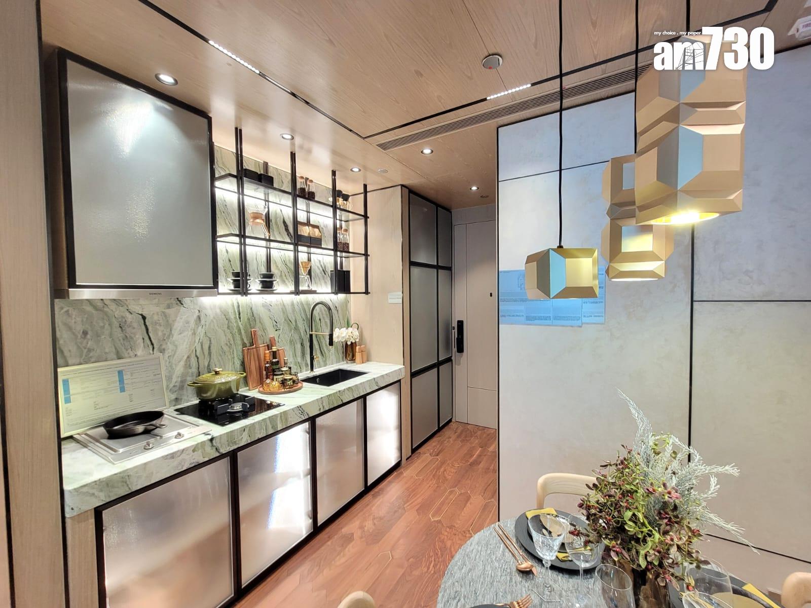 SEASONS PLACE示範單位|453呎連裝修兩房蘊含四季 採屏風設計擴大空間|將軍澳新盤