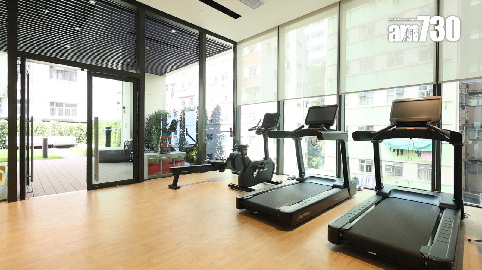 Bal Residence會所Club Bal中央位置設有健身室,設備一應俱全。