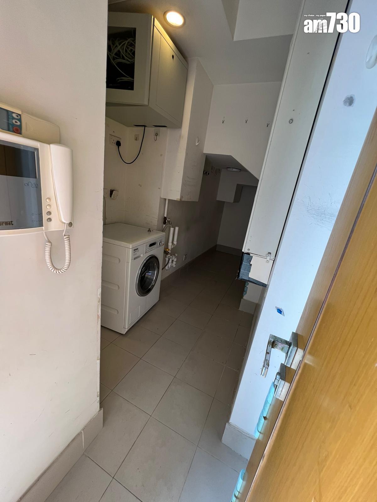 單位設有洗衣房,亦可作工人房用途。(代理提供)