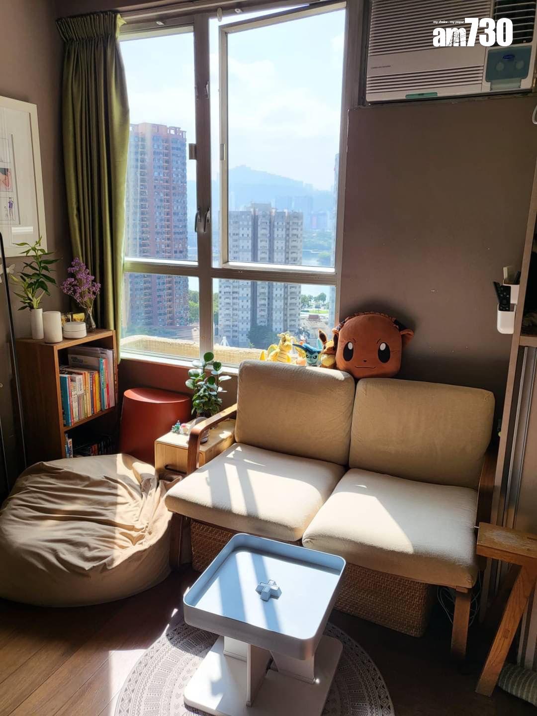 單位位處中層,景觀開揚之餘,室內採光度亦高。(代理提供)