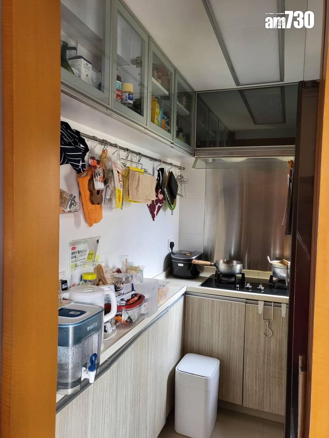 廚房裝修簡約企理。(代理提供)