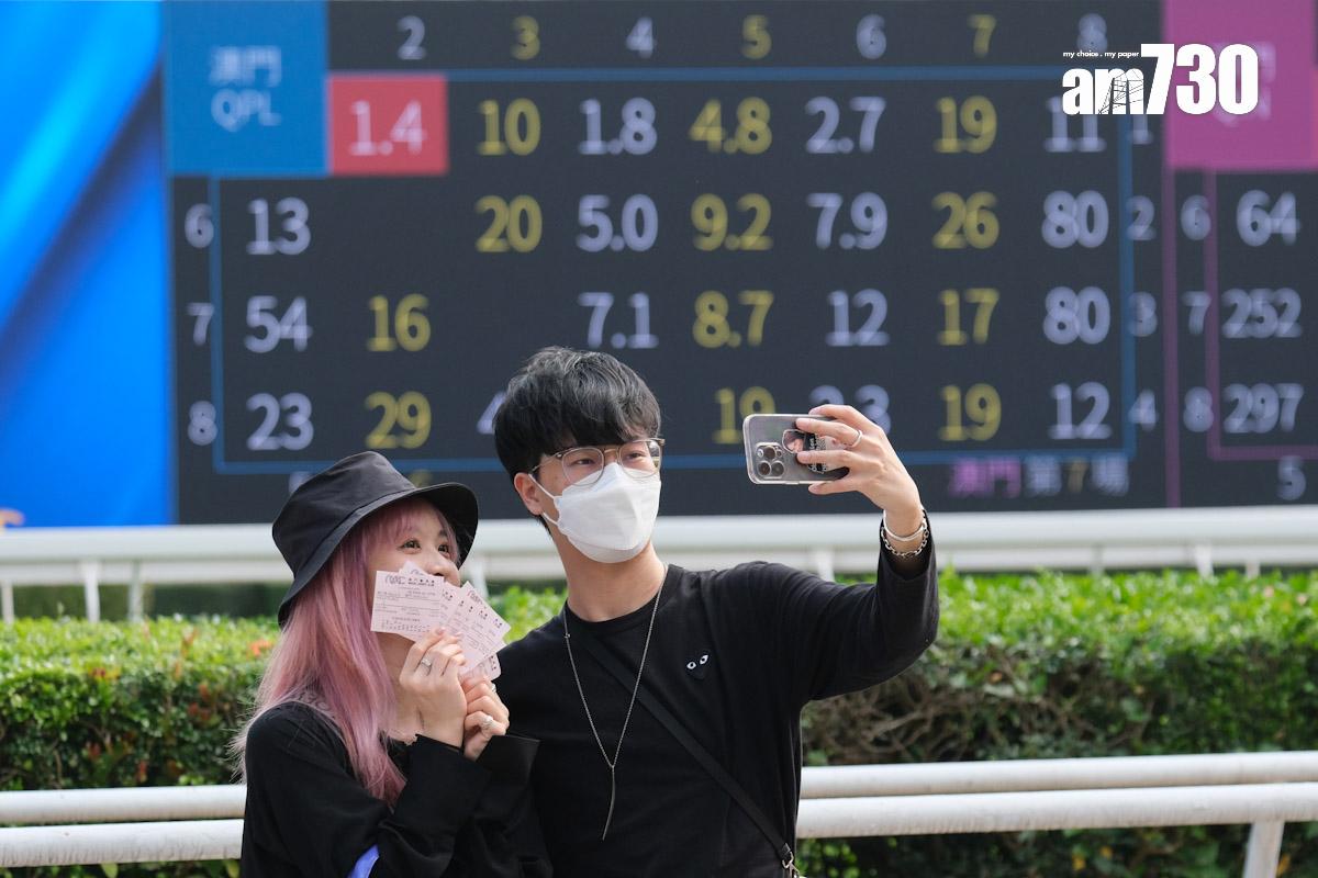 澳門賽馬會今日舉行最後一日賽事。(羅庸軒攝)