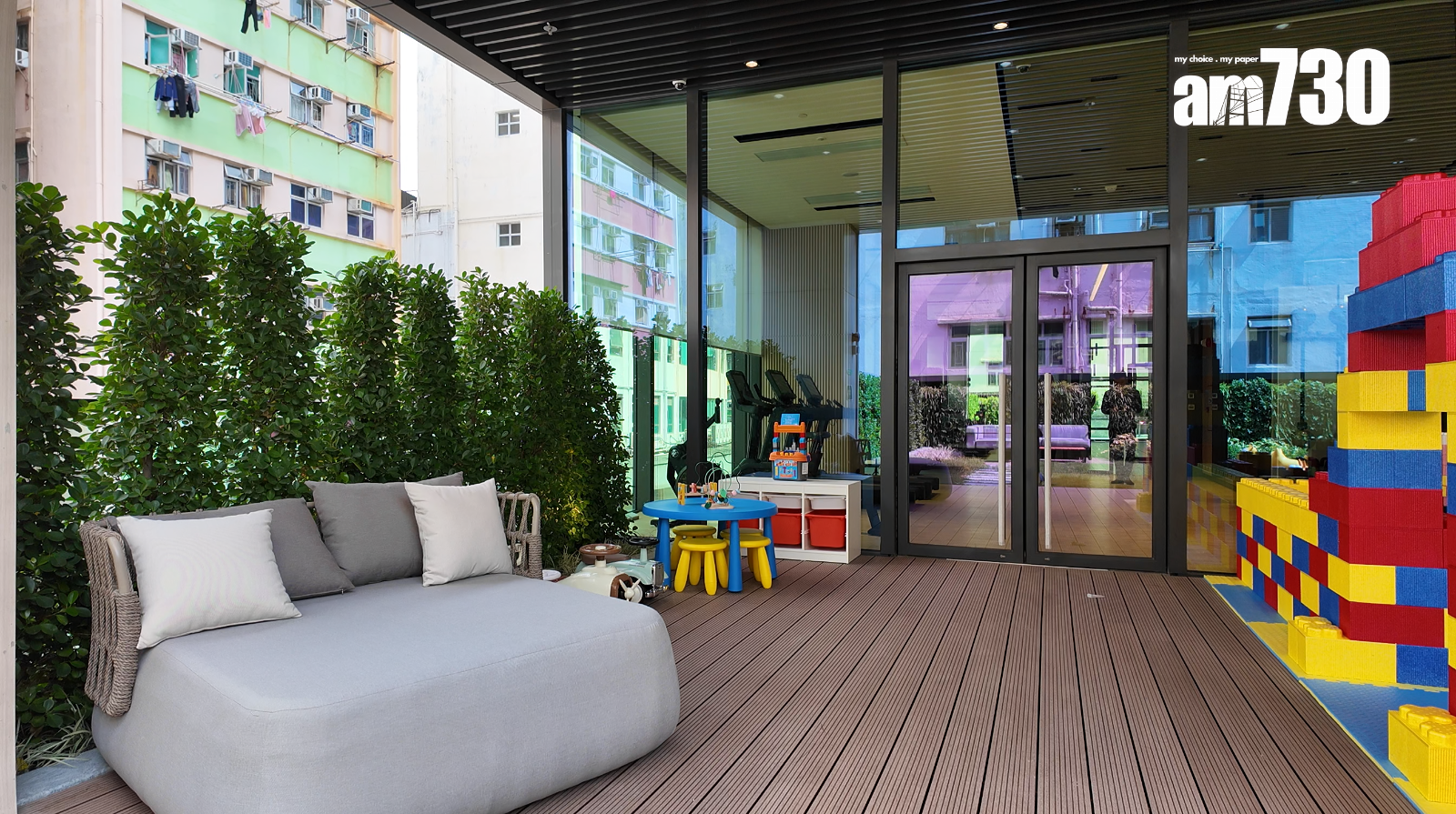 Sun & Moon空中庭園設有不少兒童遊樂設施及休憩空間。