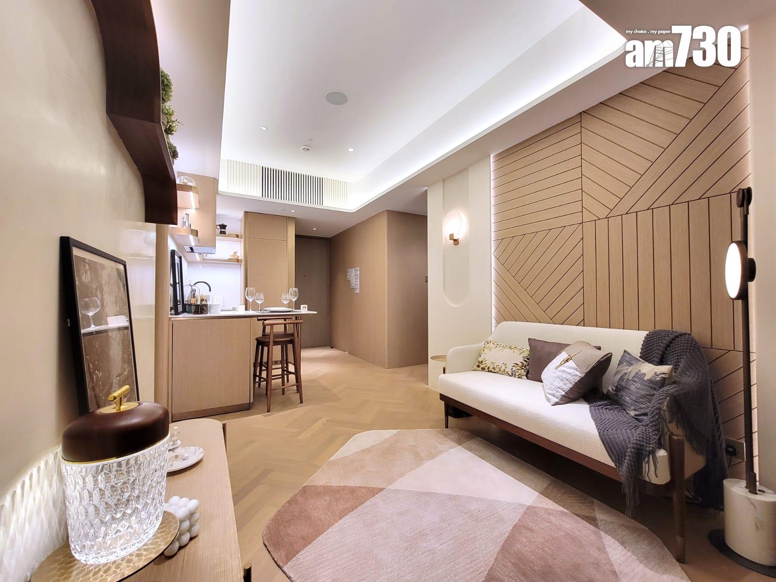 泰峯示範單位|468呎兩房有得睇!開放式廚房巧妙設計 實用與美感兼備(多圖有片)