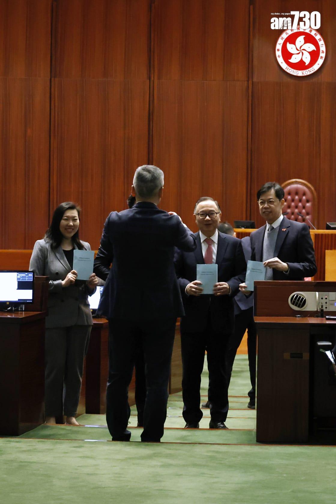 23條立法|立法會首讀條例草案 鄧炳強:早一日立法國家安全風險便少一日