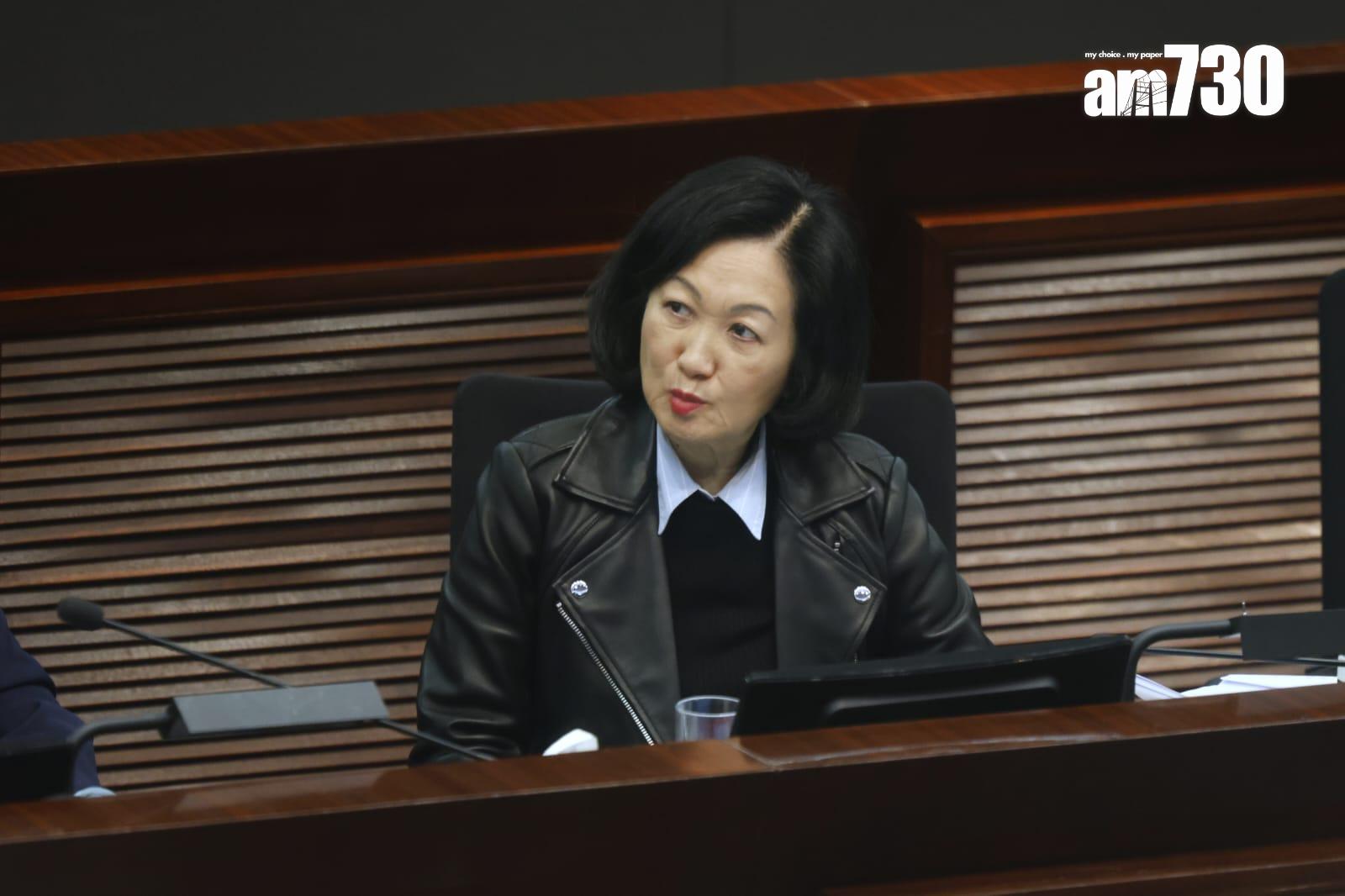 法案委員會繼續審議條文,圖為立法會議員葉劉淑儀(林俊源攝)