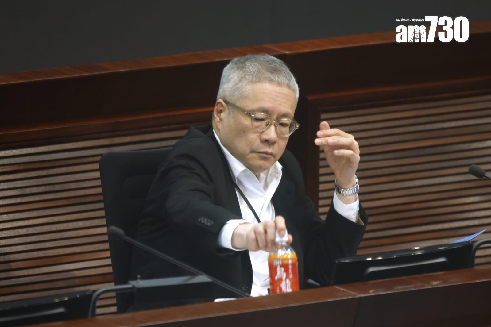 法案委員會繼續審議條文,圖為立法會議員管浩鳴(林俊源攝)