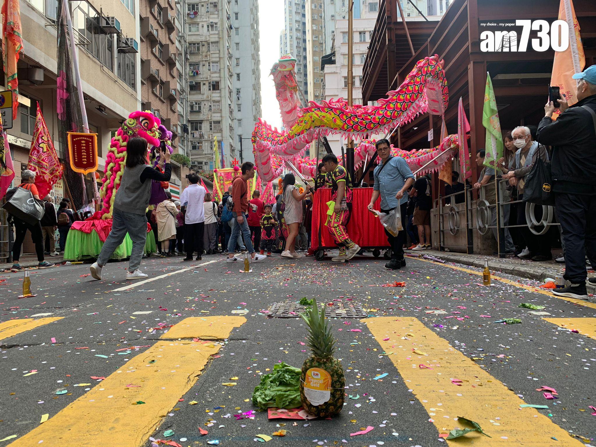 鴨脷洲洪聖傳統文化節今舉行 16支巡遊隊伍圍繞鴨脷洲大街