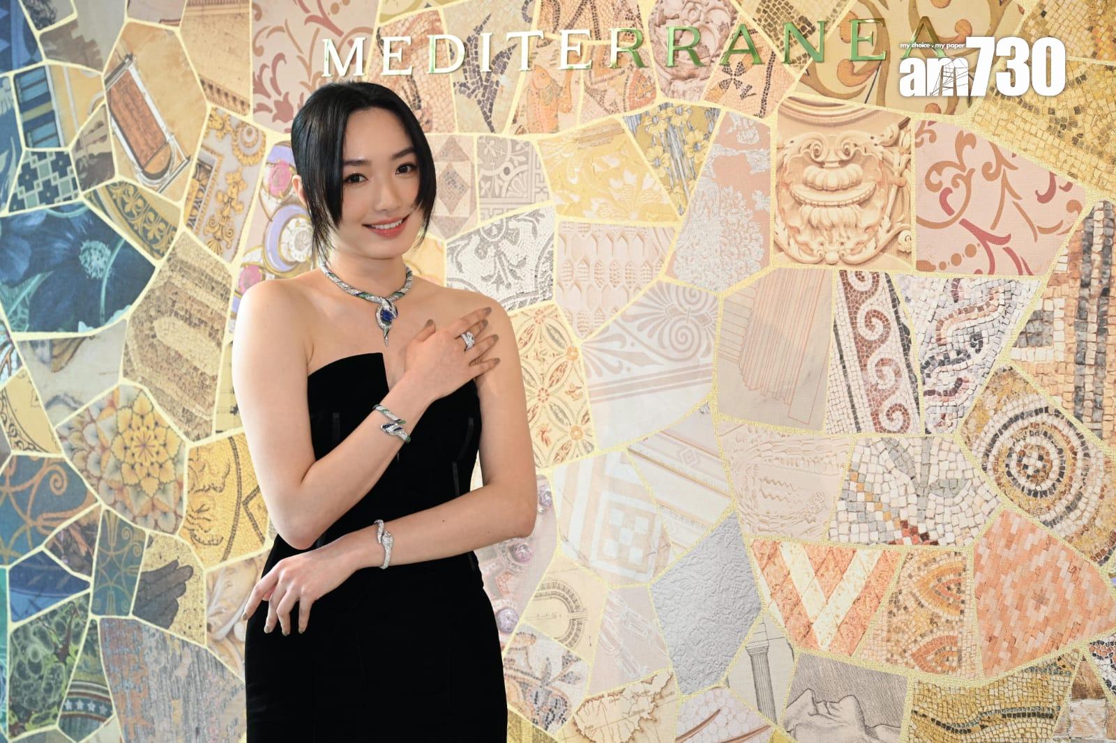 蔡思韵出席BVLGARI高級珠寶及腕錶系列新品發布會。(林奕釗攝)