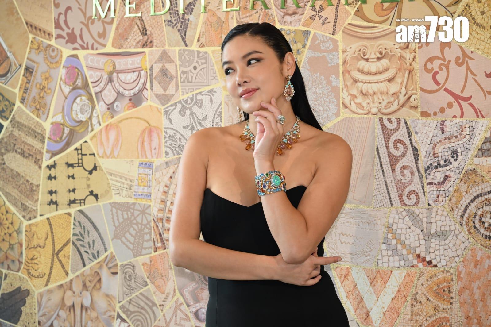 林嘉欣出席BVLGARI發布會。(陳奕釗攝)