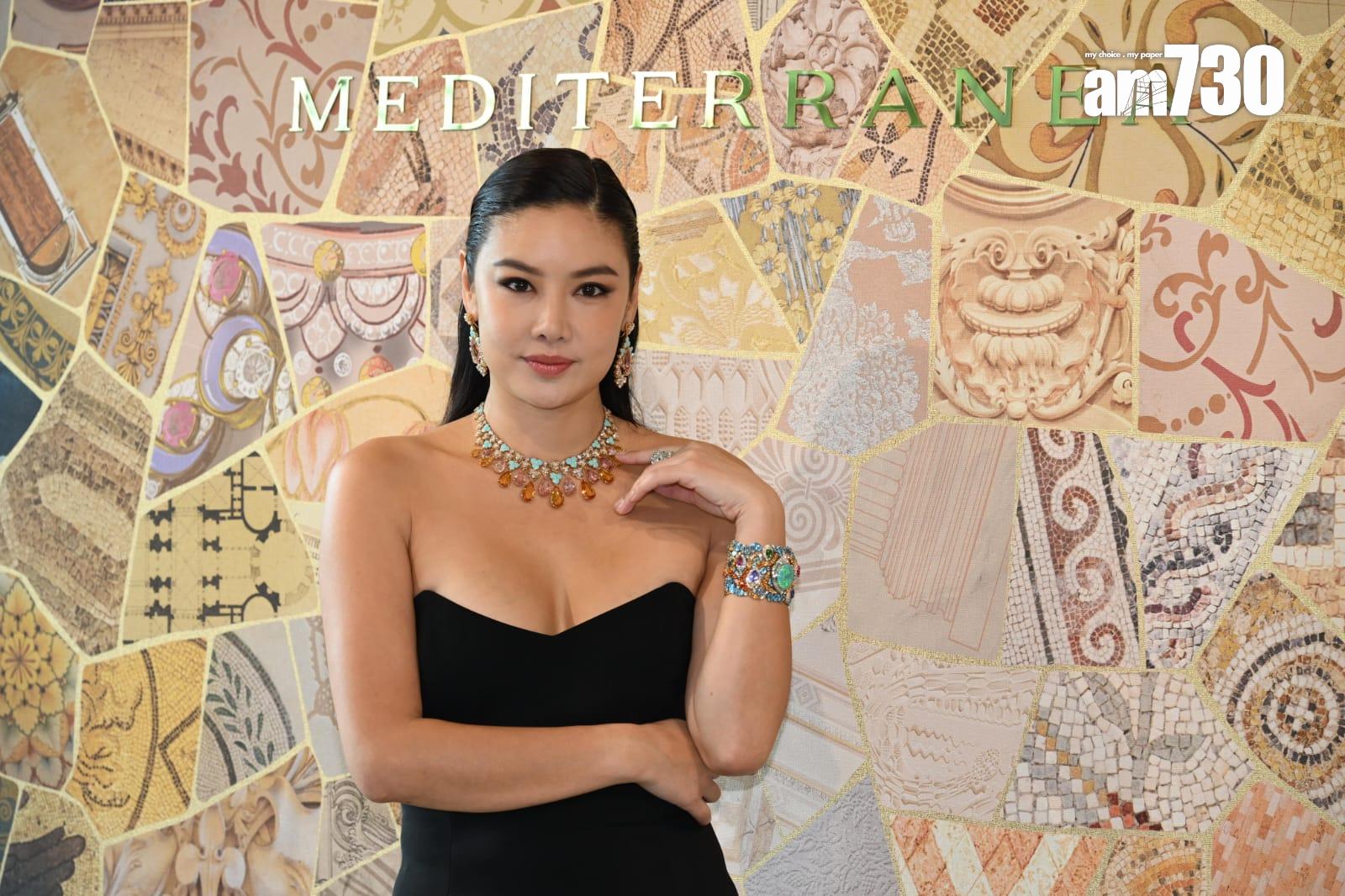 林嘉欣出席BVLGARI發布會。(陳奕釗攝)