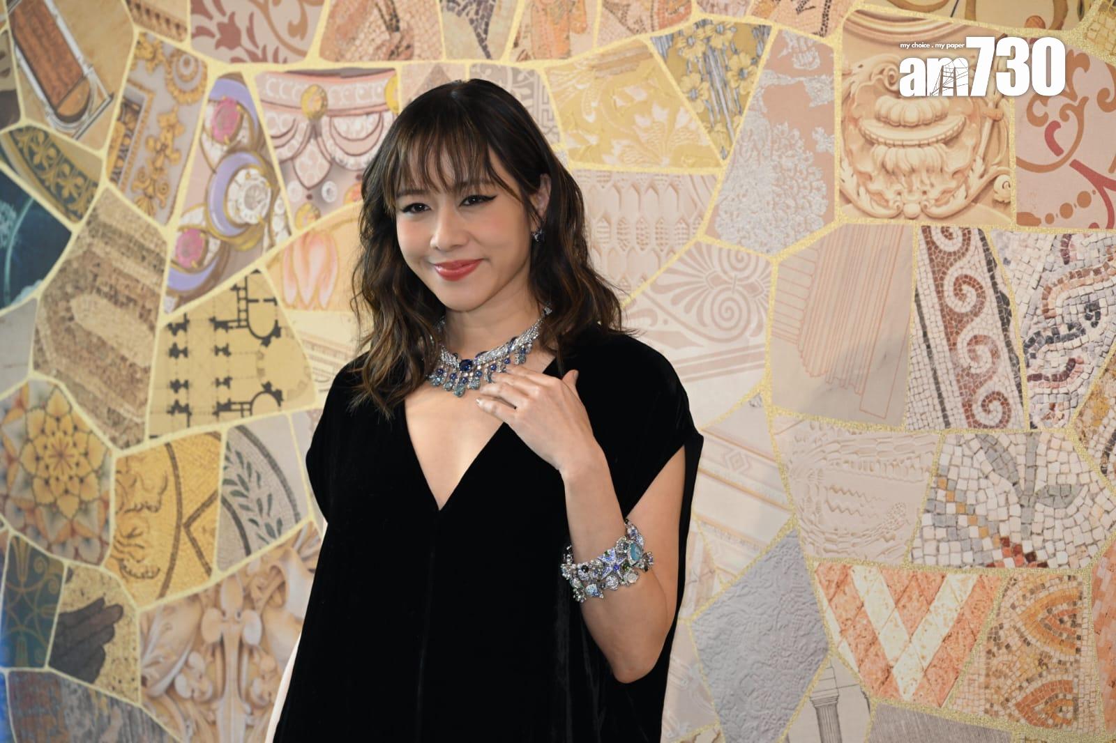 林嘉欣出席BVLGARI發布會。