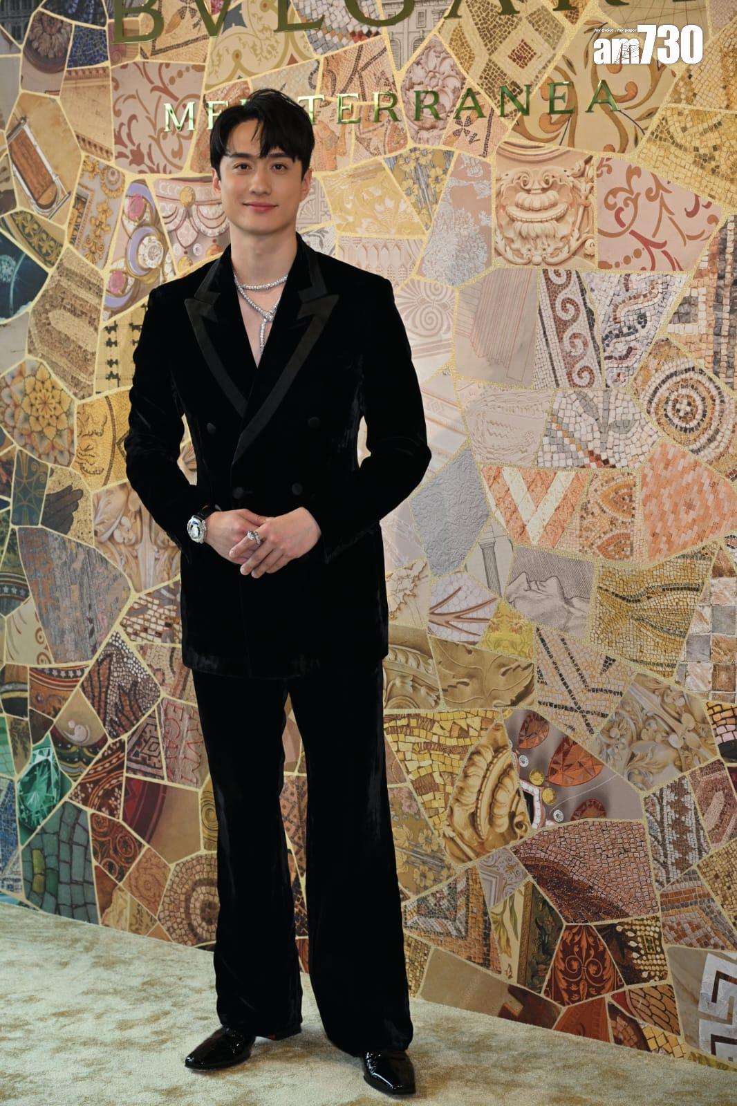 劉俊謙出席BVLGARI高級珠寶及腕錶系列新品發布會。(林奕釗攝)