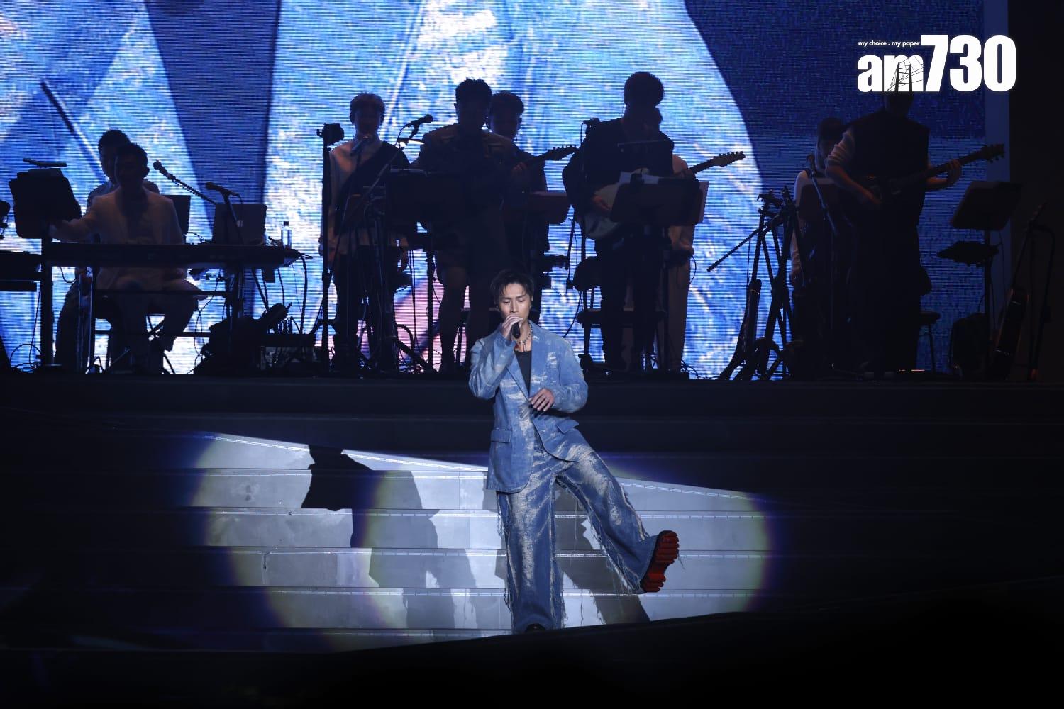 《Blueprint of Memories, by Edward Chan》中,陳柏宇跣腳扭傷。(林俊源攝)