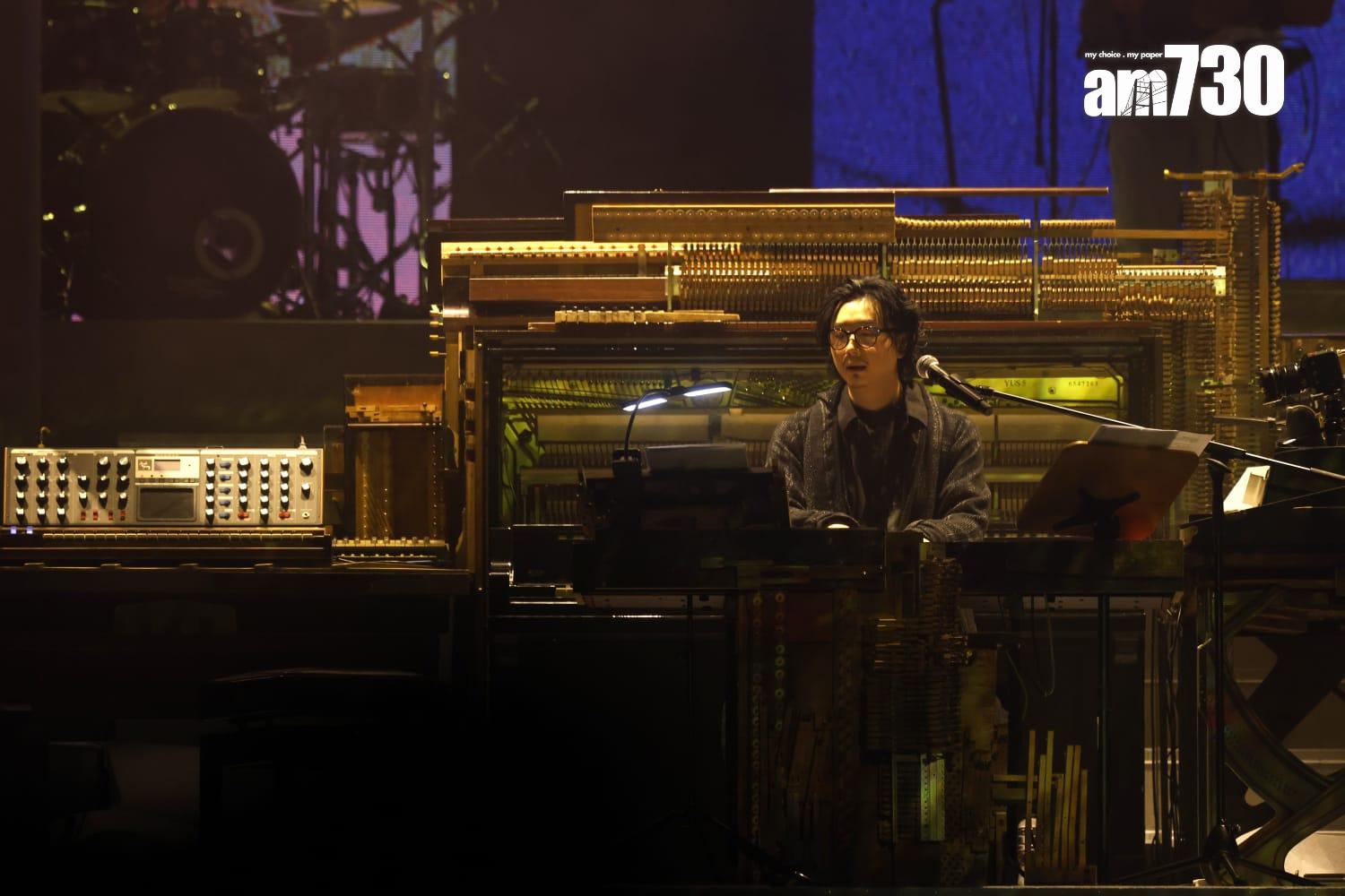 Edward Chan舉辧首個音樂作品展《Blueprint of Memories, by Edward Chan》。(林俊源攝)