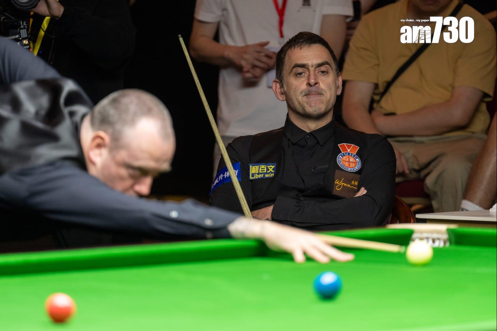 2024香港國際桌球明星挑戰賽,奧蘇利雲對威廉斯(陳奕釗攝)