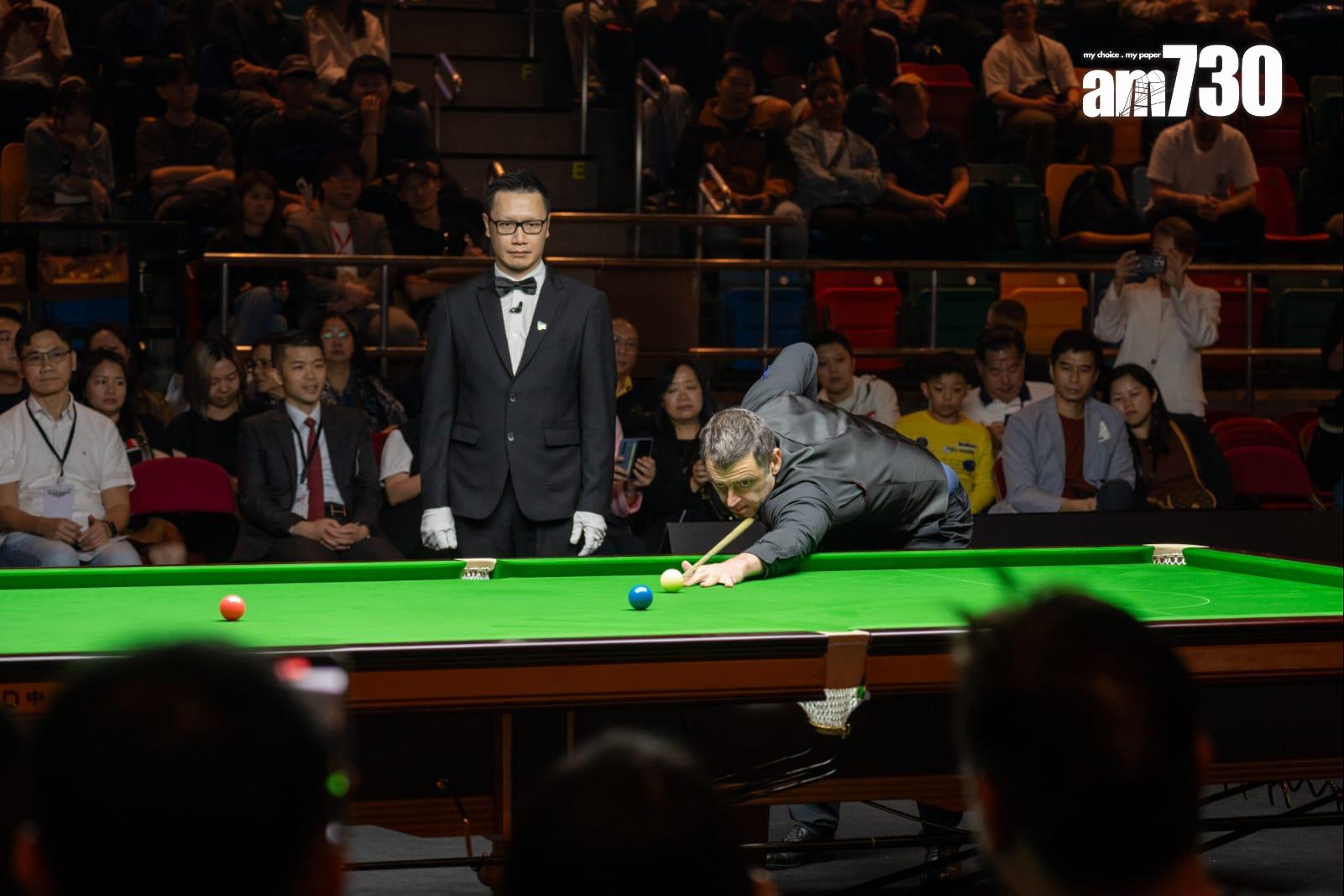 2024香港國際桌球明星挑戰賽,奧蘇利雲對威廉斯(陳奕釗攝)