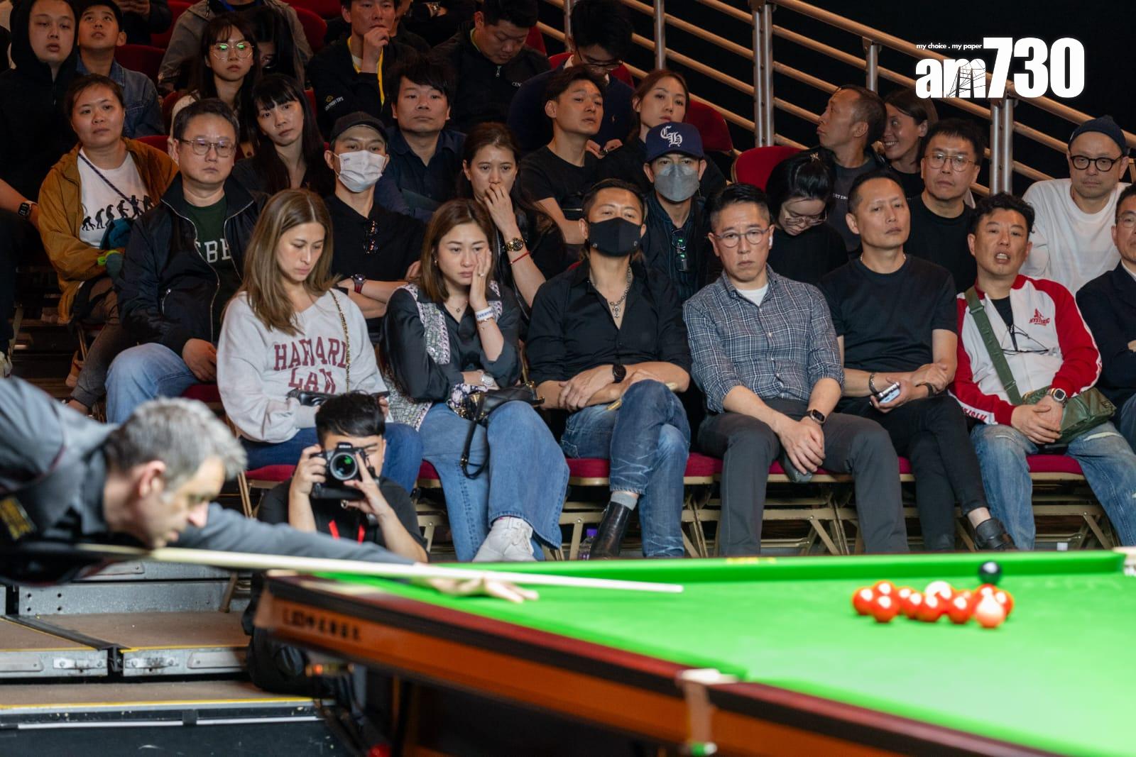 張智霖、袁詠儀、郭富城、蘇志威入場欣賞賽事。