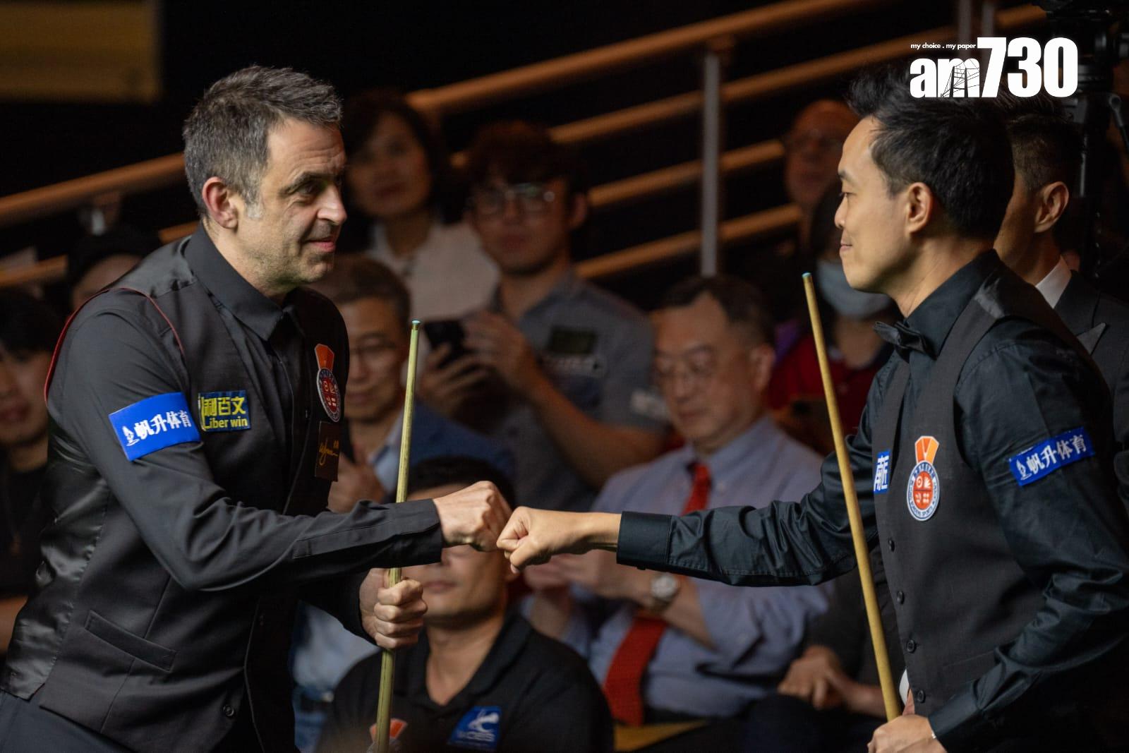 桌球明星挑戰賽|傅家俊不敵奧蘇利雲 滿意大滿安排稱「合格」(陳奕釗攝)