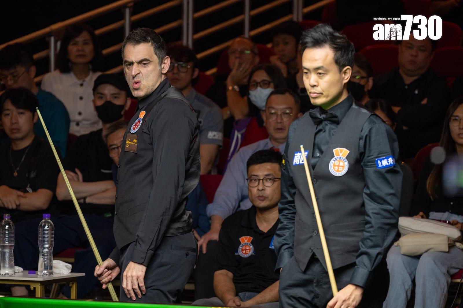 桌球明星挑戰賽|傅家俊不敵奧蘇利雲 滿意大滿安排稱「合格」(陳奕釗攝)