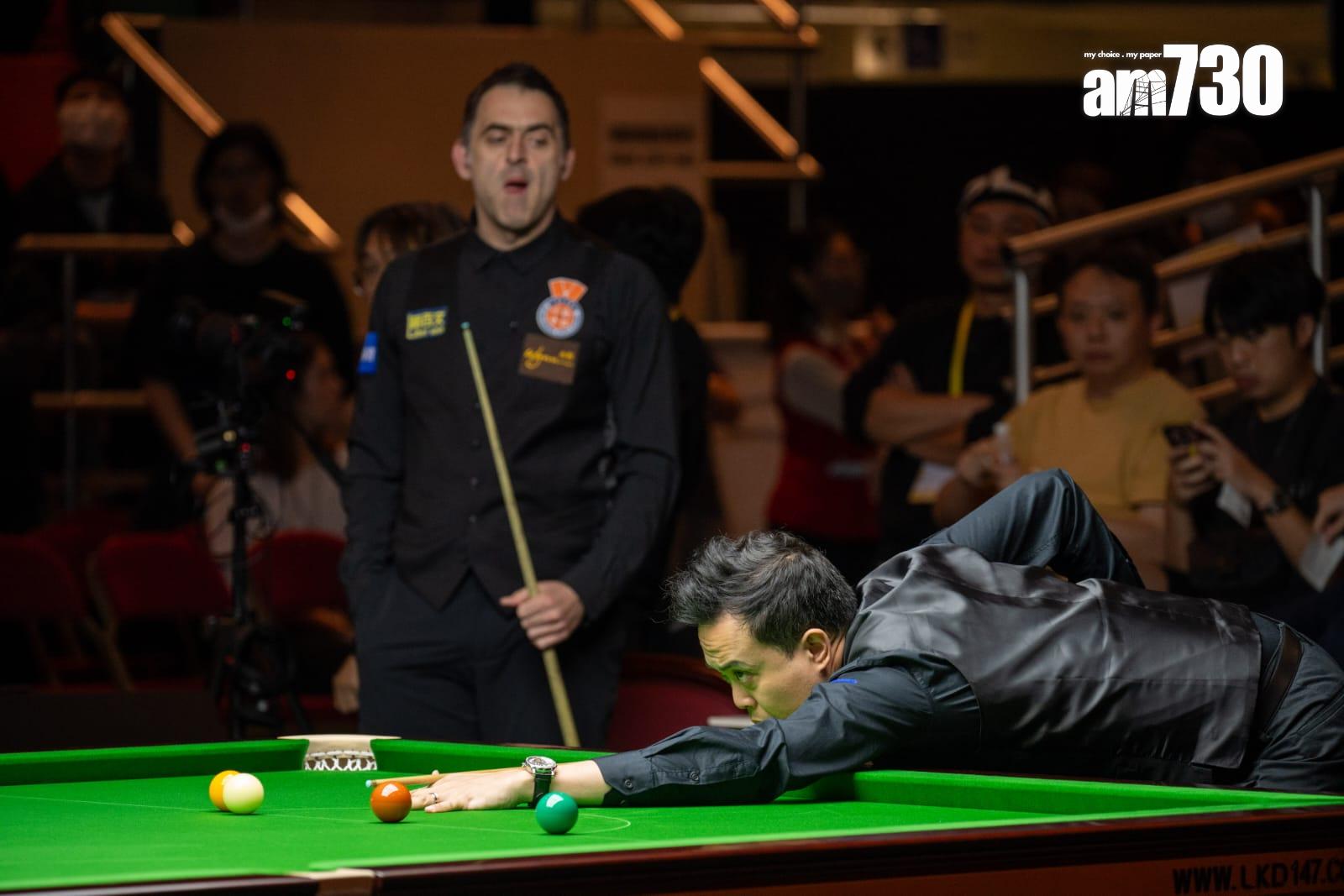 桌球明星挑戰賽|傅家俊不敵奧蘇利雲 滿意大滿安排稱「合格」(陳奕釗攝)