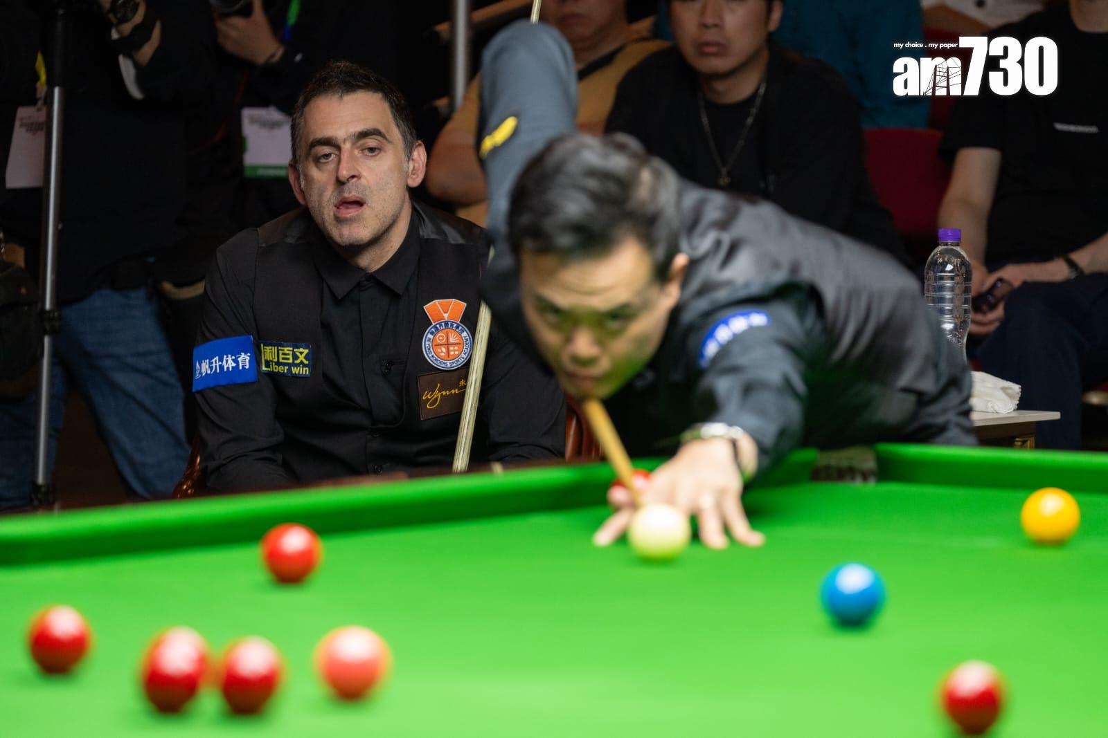 桌球明星挑戰賽|傅家俊不敵奧蘇利雲 滿意大滿安排稱「合格」(陳奕釗攝)