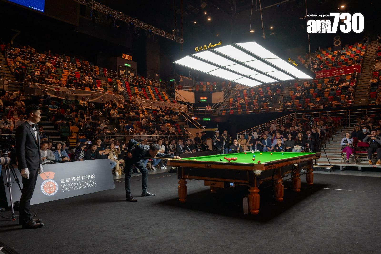 桌球明星挑戰賽|傅家俊不敵奧蘇利雲 滿意大滿安排稱「合格」(陳奕釗攝)