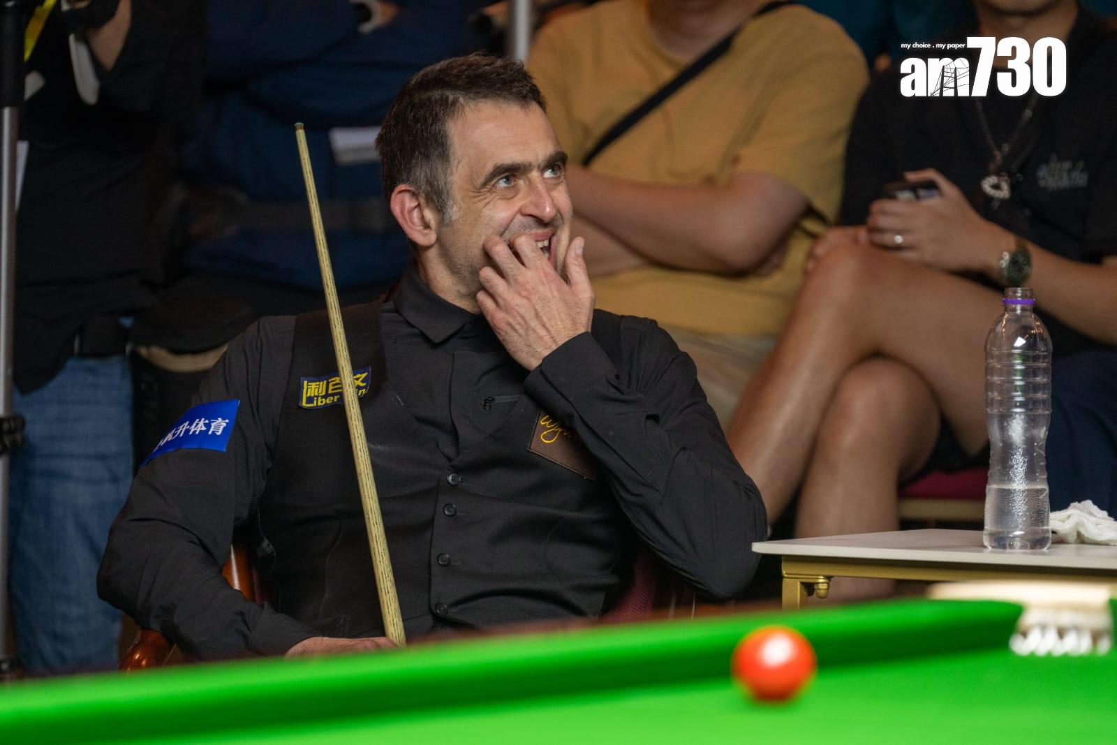 桌球明星挑戰賽|傅家俊不敵奧蘇利雲 滿意大滿安排稱「合格」(陳奕釗攝)