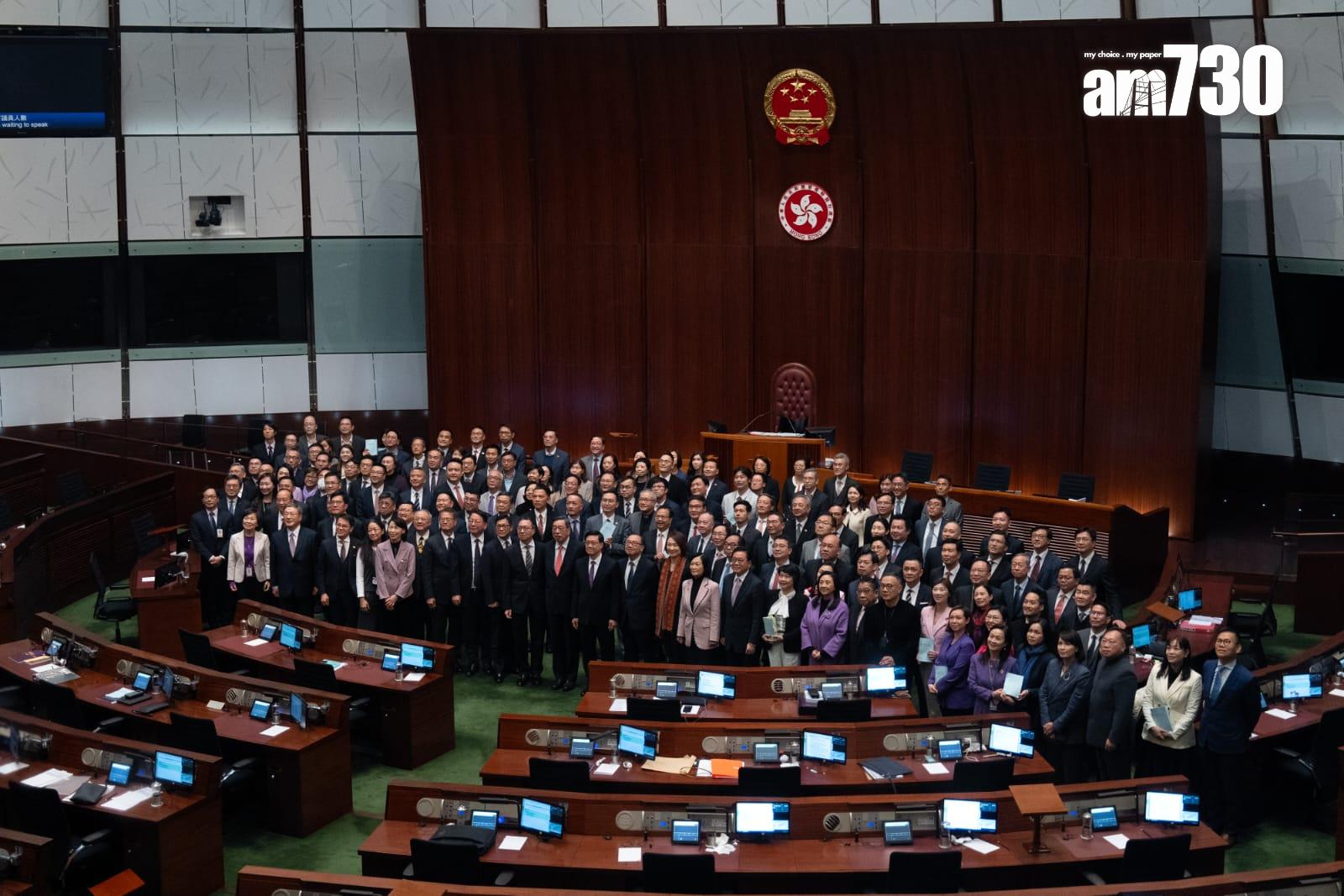 23條立法|立法會全票三讀通過23條條例草案。(資料圖片/林靄怡攝)