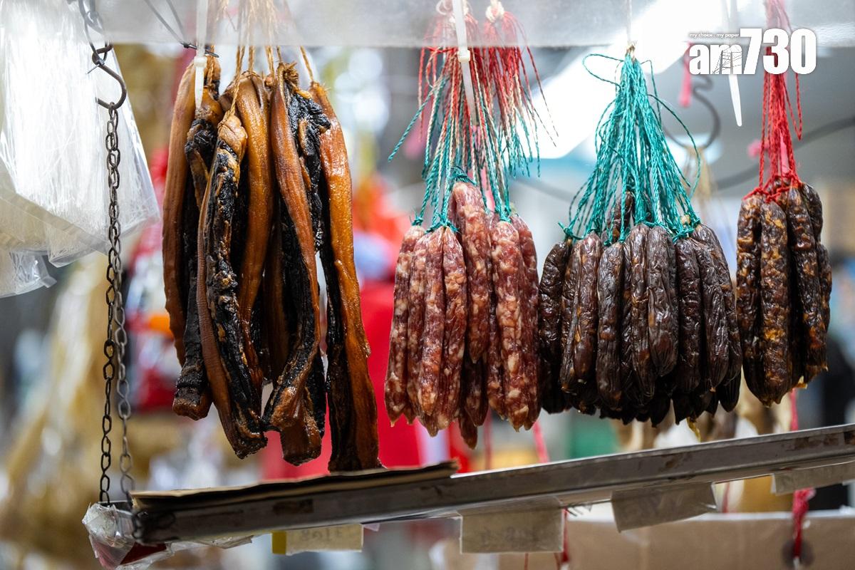 吳漢彬表示,華富邨街市現變得十分冷清、商戶生意急挫。(林靄怡攝)