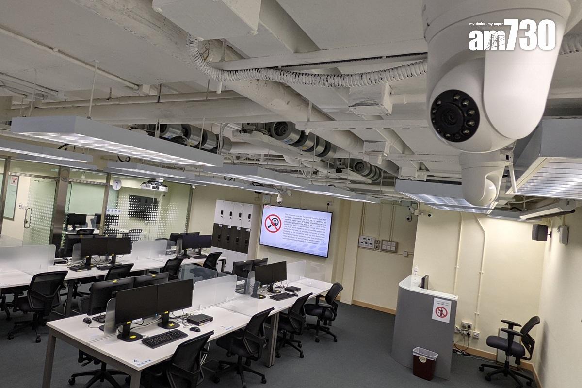 數據實驗室內設有多個閉路電視,確保不會有人拍攝電腦屏幕。(資料圖片/羅庸軒攝)