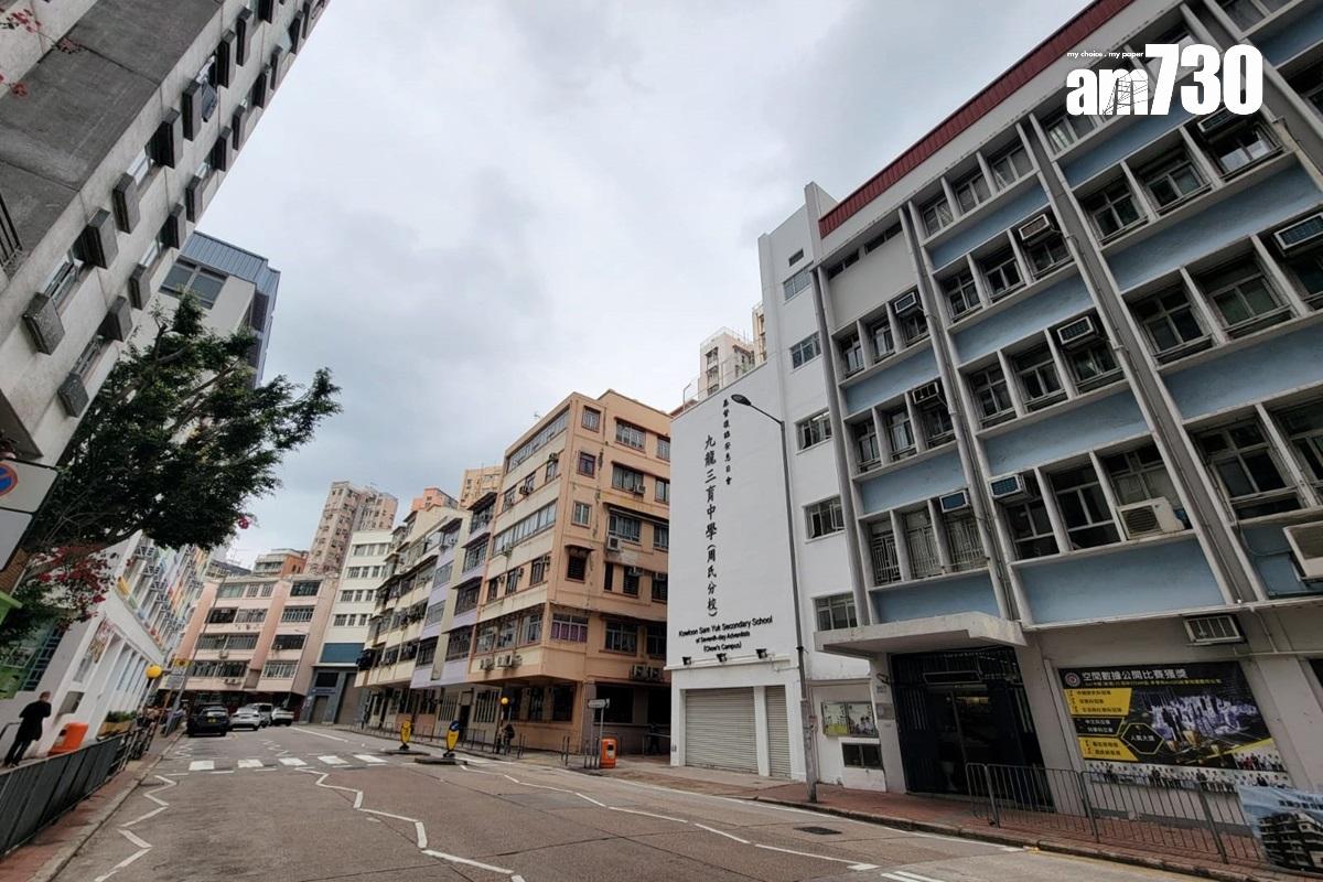 詩歌舞街一帶有多間學校。(鍾式明攝)