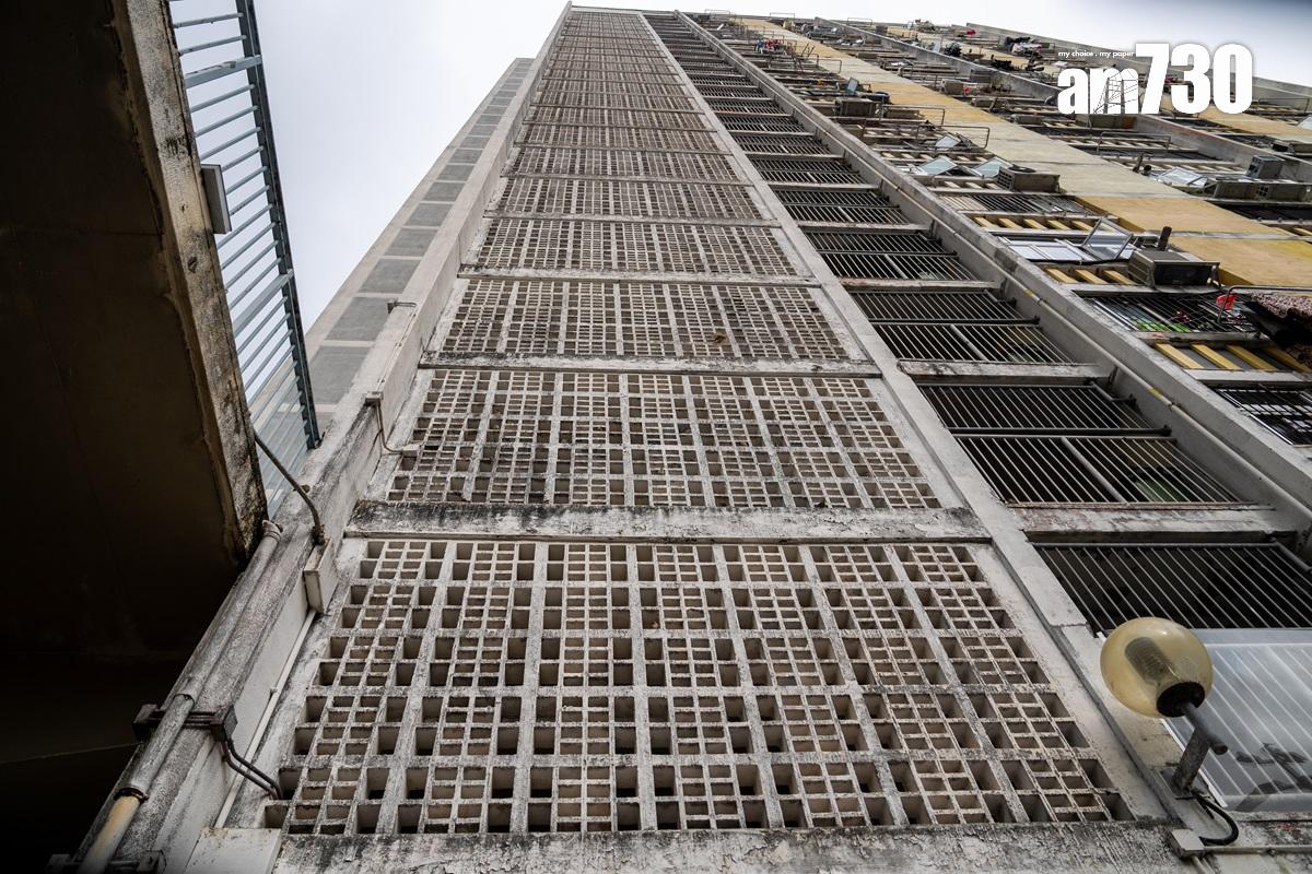 麥詠詩慨嘆,即使將通花牆複製到新邨,留下部分建築特色,也無法解釋到華富邨整體布局。(林靄怡攝)