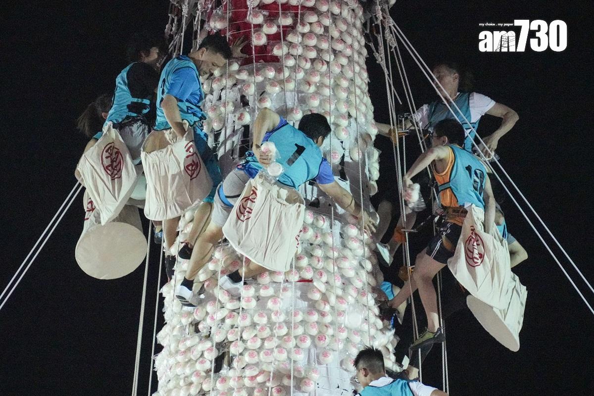 2023年長洲搶包山比賽盛況。(資料圖片)