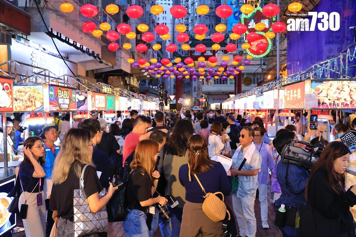 廟街夜市是「香港夜繽紛」活動之一。(資料圖片/中通社)